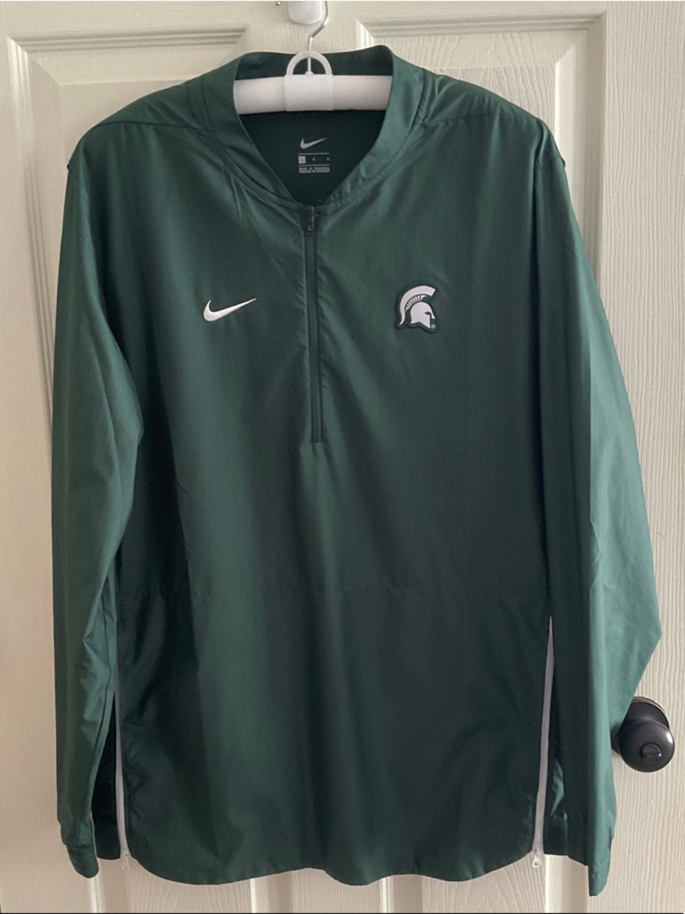 Nike Men's Dark Green Michigan State Spartans Windbreaker